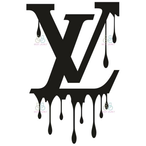 louis vuitton lv drip svg